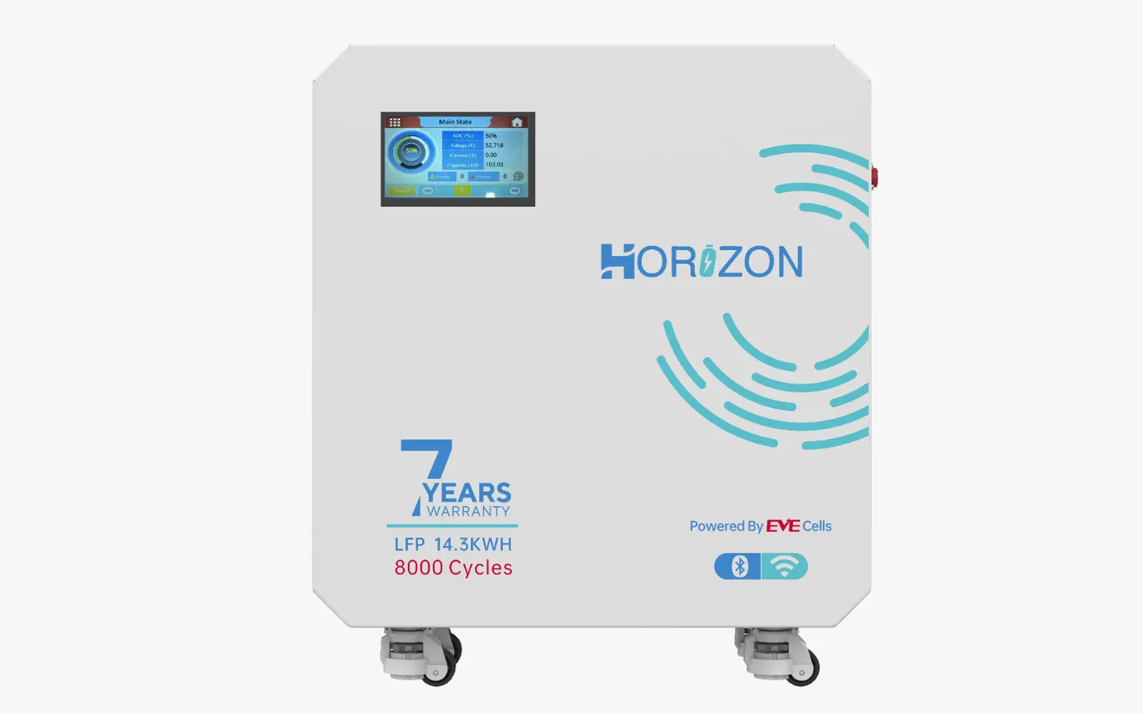 بطارية HORIZON ليثيوم LiFePO₄ 14.3 كيلوواط ساعة (بعجلات)